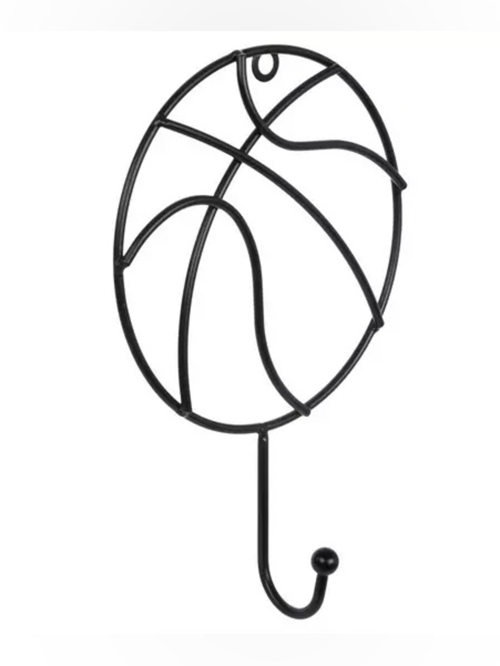 (2) Basketball Metal Wall Hook